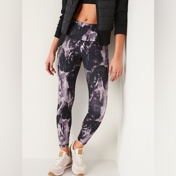 NWT! Granite Grey High-waisted PowerPress 7/8 Length Leggings - Size Small 🏋️ - Picture 4 of 13